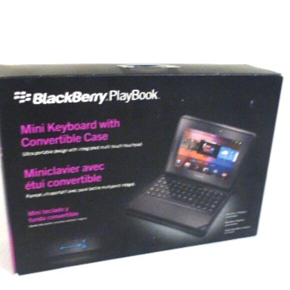CNS2 - BLACKBERRY PLAYBOOK Mini Keyboard w/ Convertible Case Multi touchpad - Picture 1 of 8